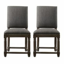 Madison Park Cirque Dining Chair 2-piece Set Sand