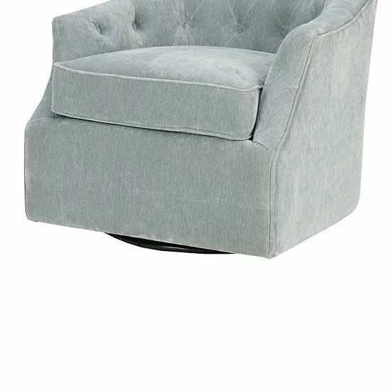 Madison Park Gayla Swivel Arm Chair - Image 7