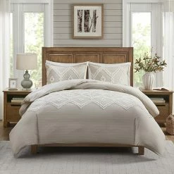Madison Park Hollis 3-Piece Cotton Duvet Cover Set With Shams
