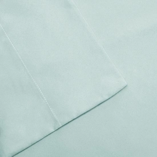 Madison Park 3M Microcell All Season Moisture Wicking Antimicrobial Lightweight Sheet Set Purple - Image 14