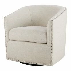 Madison Park Tyler Swivel Arm Chair Chocolate