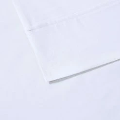 Madison Park 200 Thread Count Cotton Peached Percale Sheet Set Teal