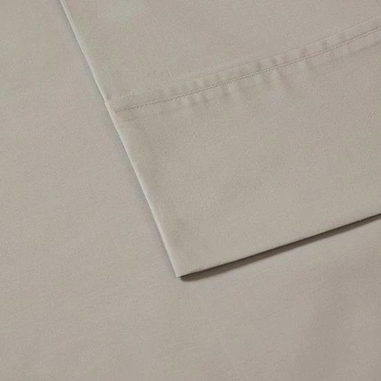 Madison Park 200 Thread Count Cotton Peached Percale Sheet Set Teal - Image 5