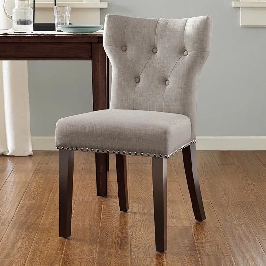 Madison Park Emilia Tufted Back Dining Chair Solid Bistro - Image 6