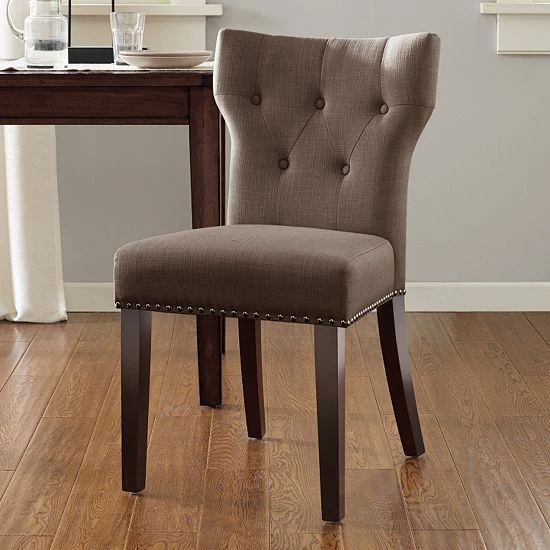 Madison Park Emilia Tufted Back Dining Chair Solid Bistro - Image 8