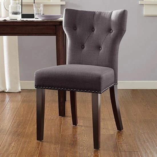 Madison Park Emilia Tufted Back Dining Chair Solid Bistro - Image 9