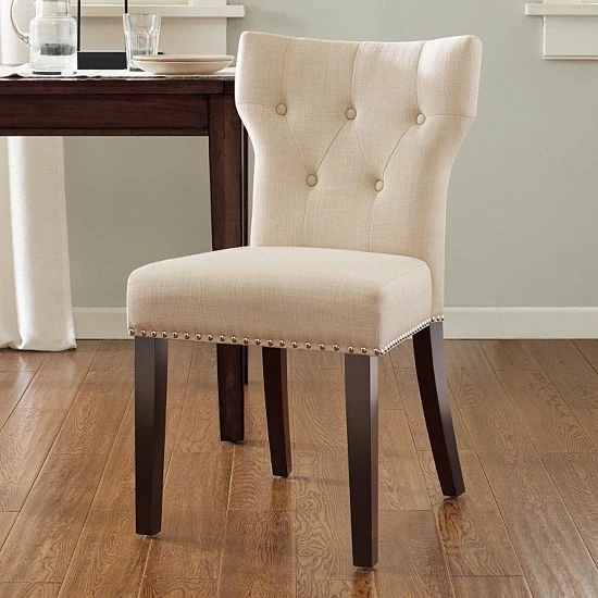 Madison Park Emilia Tufted Back Dining Chair Solid Bistro - Image 10