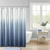Madison Park Loire Ombre Printed Seersucker Shower Curtain Taupe