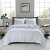 Madison Park Jaxson Coverlet Set Cream